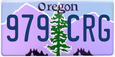 OR license plate 979CRG