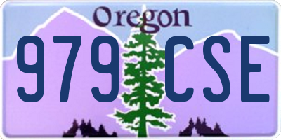 OR license plate 979CSE