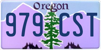 OR license plate 979CST