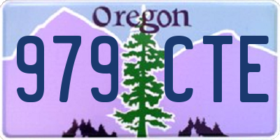 OR license plate 979CTE