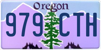 OR license plate 979CTH