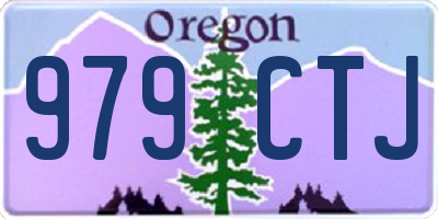OR license plate 979CTJ