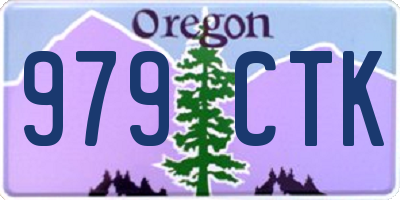 OR license plate 979CTK