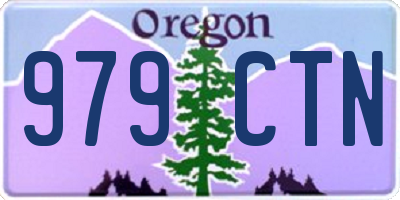 OR license plate 979CTN
