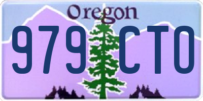 OR license plate 979CTO