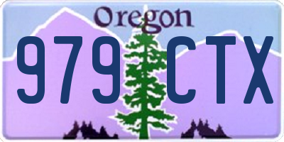 OR license plate 979CTX