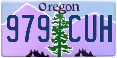 OR license plate 979CUH