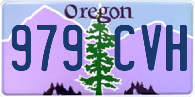 OR license plate 979CVH