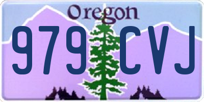 OR license plate 979CVJ
