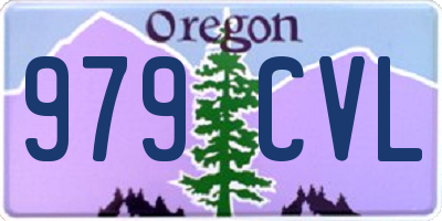 OR license plate 979CVL
