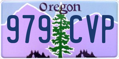 OR license plate 979CVP