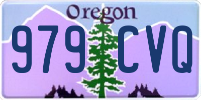 OR license plate 979CVQ