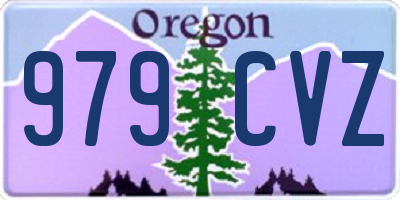 OR license plate 979CVZ