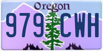 OR license plate 979CWH