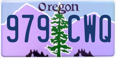 OR license plate 979CWQ