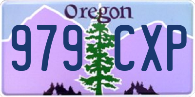 OR license plate 979CXP