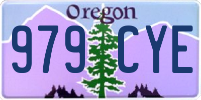 OR license plate 979CYE