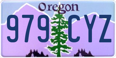 OR license plate 979CYZ