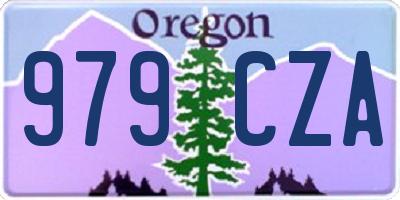 OR license plate 979CZA