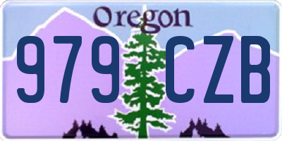 OR license plate 979CZB