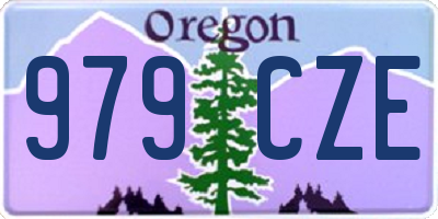 OR license plate 979CZE