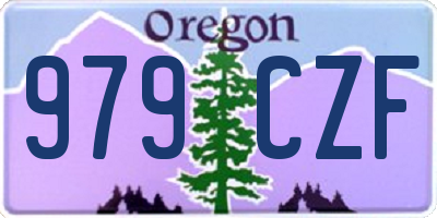 OR license plate 979CZF