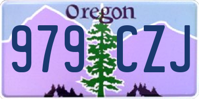 OR license plate 979CZJ