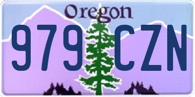 OR license plate 979CZN