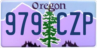 OR license plate 979CZP