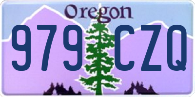 OR license plate 979CZQ