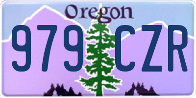 OR license plate 979CZR