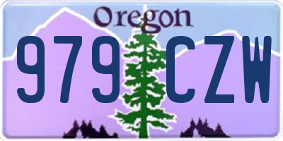 OR license plate 979CZW