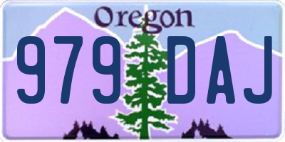 OR license plate 979DAJ