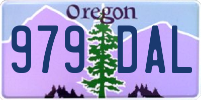 OR license plate 979DAL