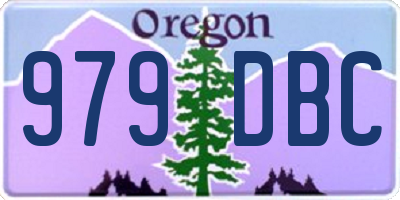 OR license plate 979DBC