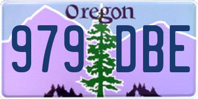 OR license plate 979DBE