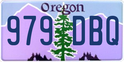 OR license plate 979DBQ