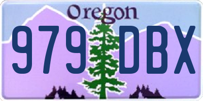 OR license plate 979DBX
