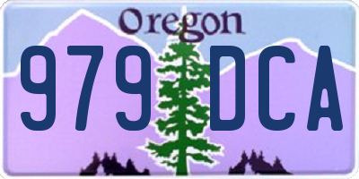 OR license plate 979DCA