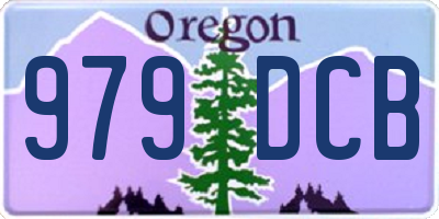 OR license plate 979DCB