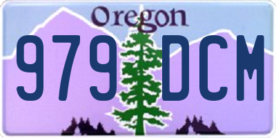 OR license plate 979DCM