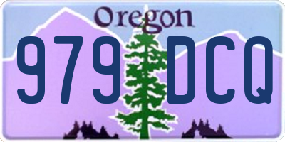 OR license plate 979DCQ
