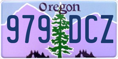 OR license plate 979DCZ