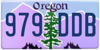 OR license plate 979DDB