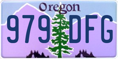 OR license plate 979DFG