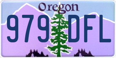 OR license plate 979DFL