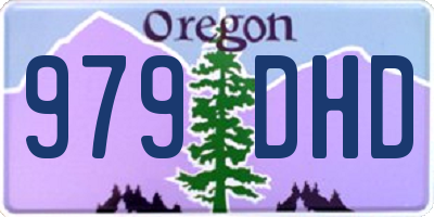 OR license plate 979DHD