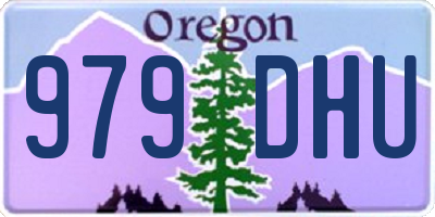 OR license plate 979DHU