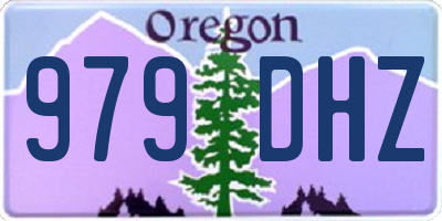 OR license plate 979DHZ