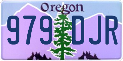 OR license plate 979DJR